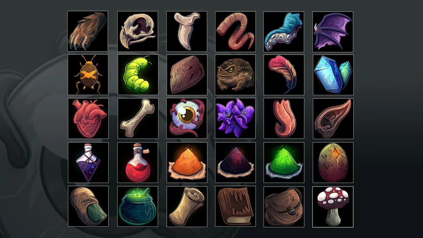 набор ресурсов 1. значки фэнтези. 5. 5. набор ресурсов для майнкрафт.