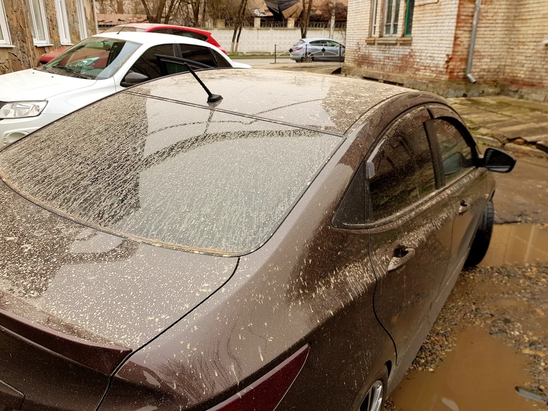 Почему машина грязная. Грязный автомобиль. Грязная машина. Машина после дождя. Машина под дождем.