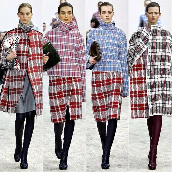 Moschino fashion show fall winter 2013-2014 Tartan fashion, Moschino fashion, Fa