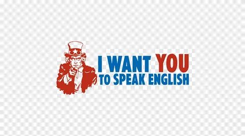 We want english
