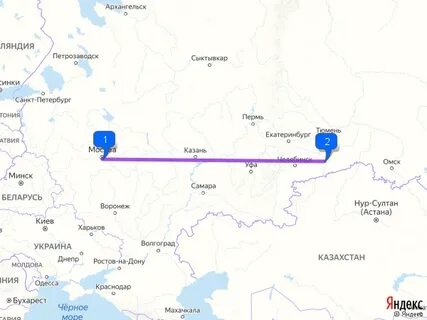 Москва курган расстояние
