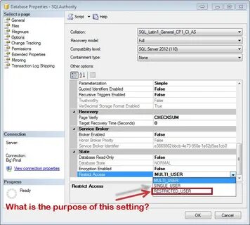 Get database