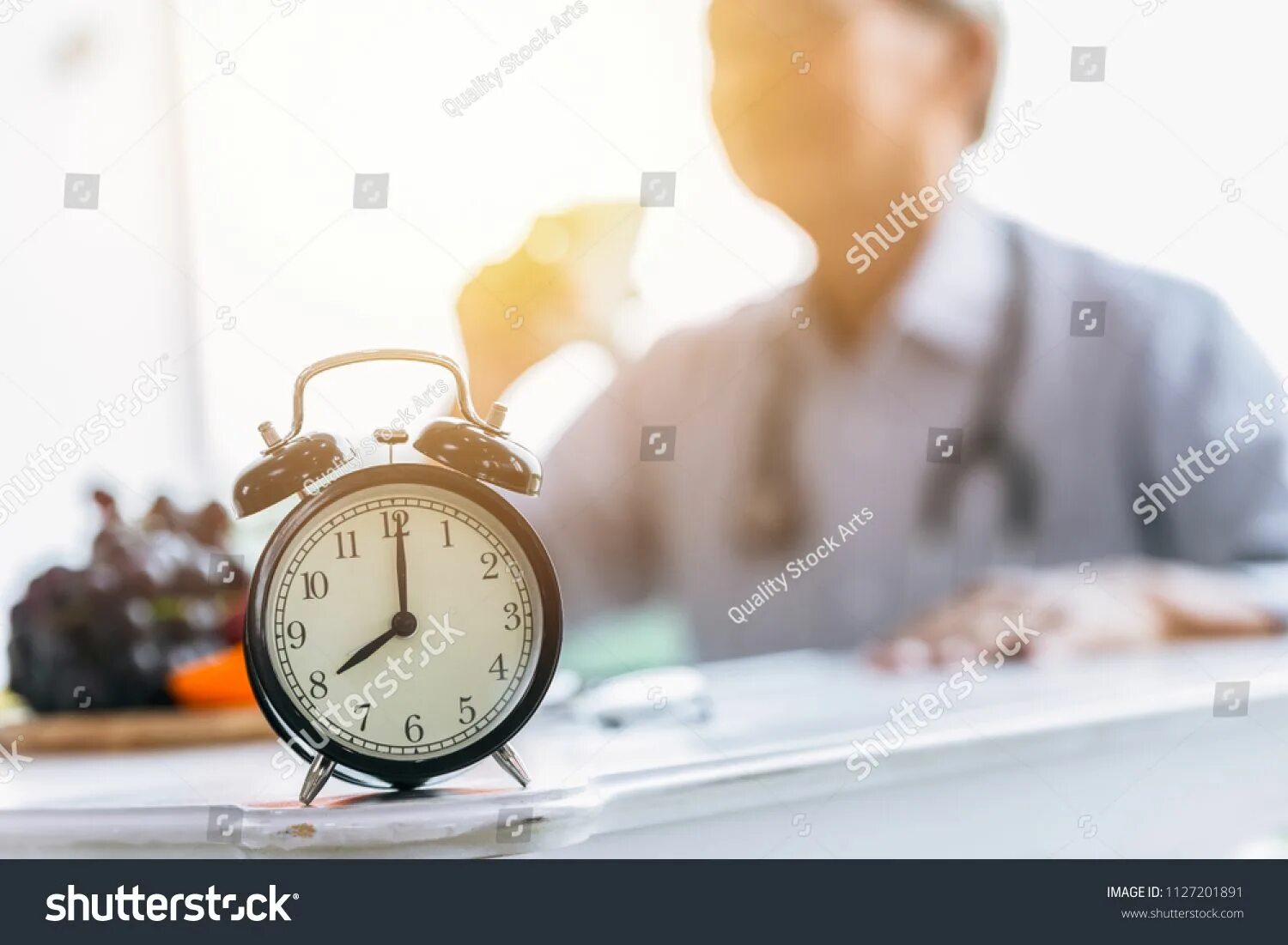 Be on the clock