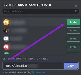 Created invite link