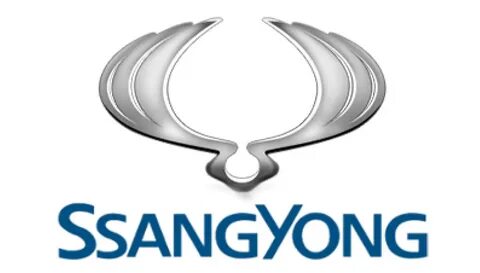 SSANGYONG надпись. 