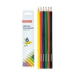 Карандаши цветные шестигранные