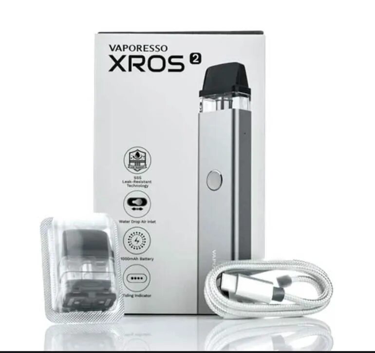 Почему иксрос мигает. Vaporesso Xros 2 pod Kit. Стартовый набор Vaporesso Xros 2. Vaporesso Xros 2 1000mah pod Kit. Vaporesso Xros 2 pod Kit Silver.