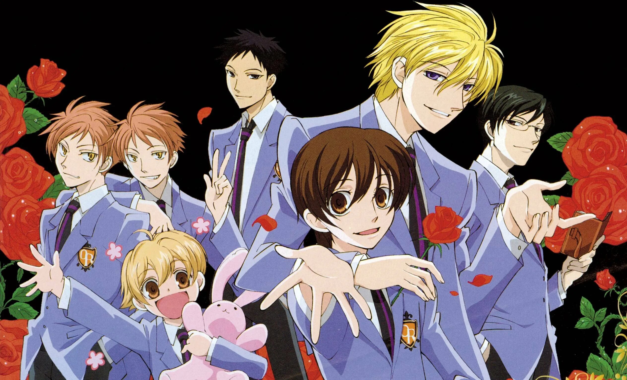 Ouran host. Хост клуб Оранской школы Эстетика.