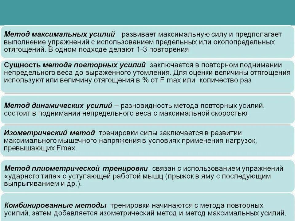 Упражнения с использованием предельных и околопредельных усилий. Упражнения с использованием предельных и околопредельных усилий