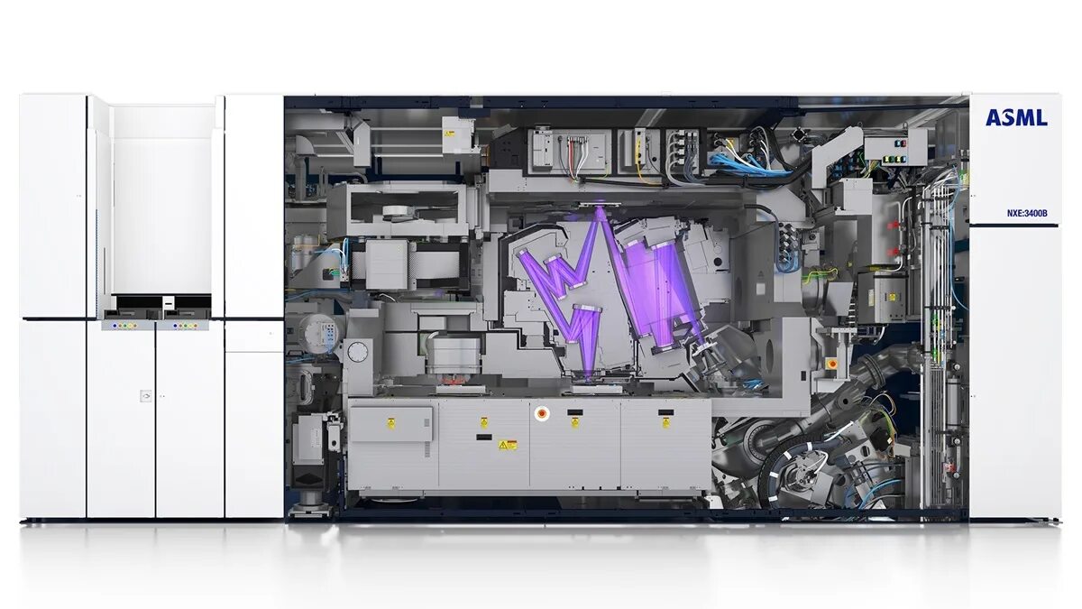 High na euv. Asml twinscan nxe:3400b. euv-сканер от asml. euv-машина asml. twinscan nxe: 3600d.