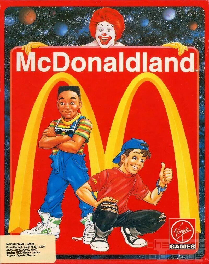 Virgin interactive игры. MCDONALDLAND. Игры на ПК макдональдс. MCDONALDLAND logo. Virgin interactive