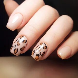 Леопардовый маникюр (159 фото)