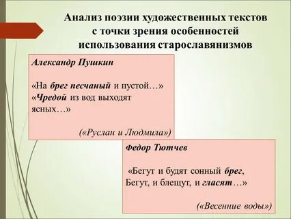 Профессионализмы в произведениях пушкина