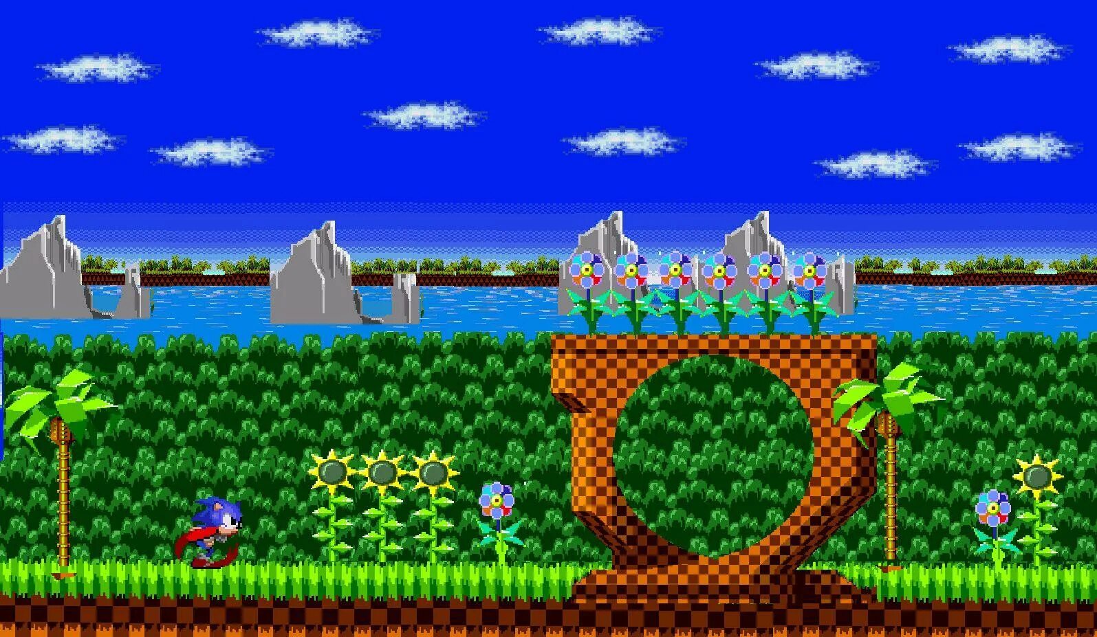 Sonic 16 бит. Игра Соник 16 бит. Грин Хилл Соник. Грин Хилл зон 16 бит. 16 bit game