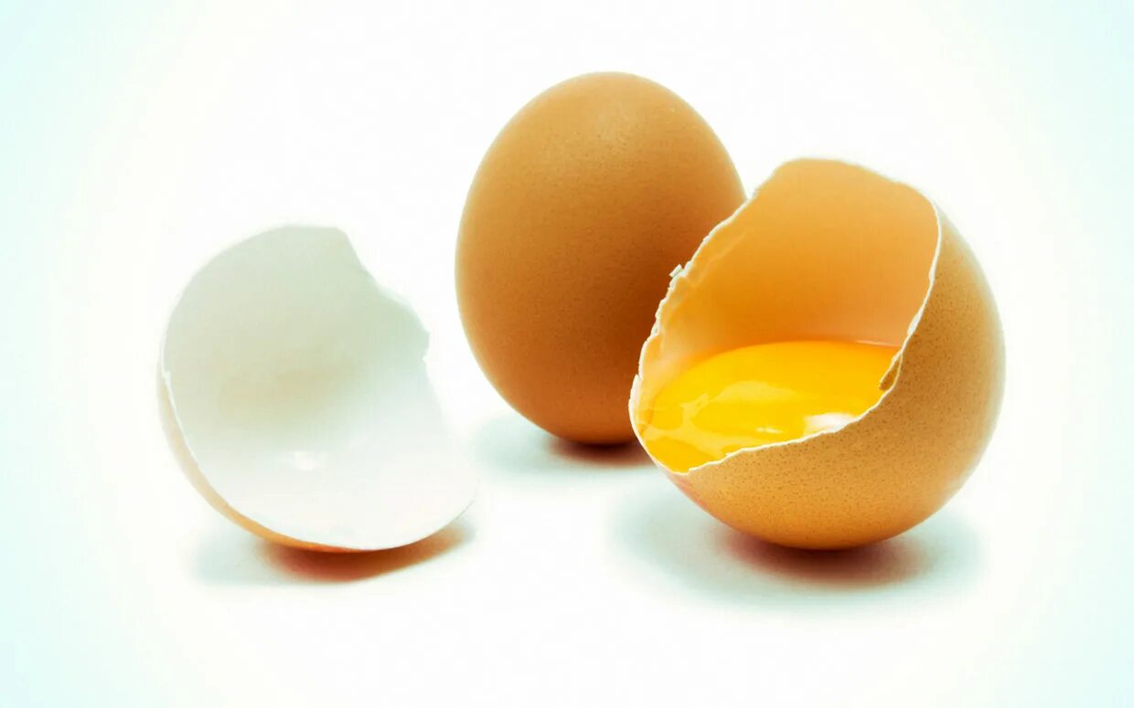 Raw eggs