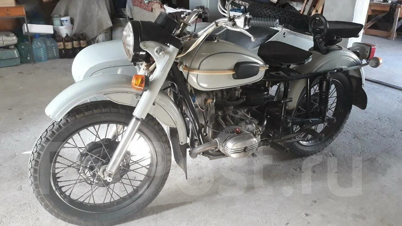 1992 одиночка. Урал 750 кубов. Мотоцикл урал 1992. Урал светло серый фото. 103-10.