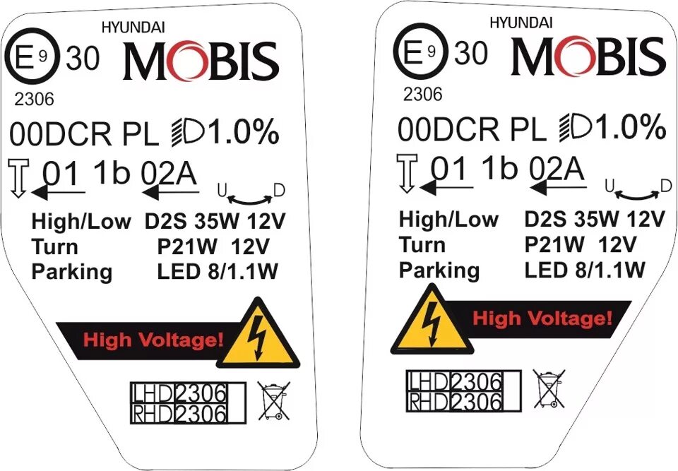 Маркировка ксенона. Наклейки на фары под ксенон mobis. Наклейки на фары Хендай под ксенон. Наклейки под ксенон на фары Nissan. Маркировка фар Хендай Солярис 2.
