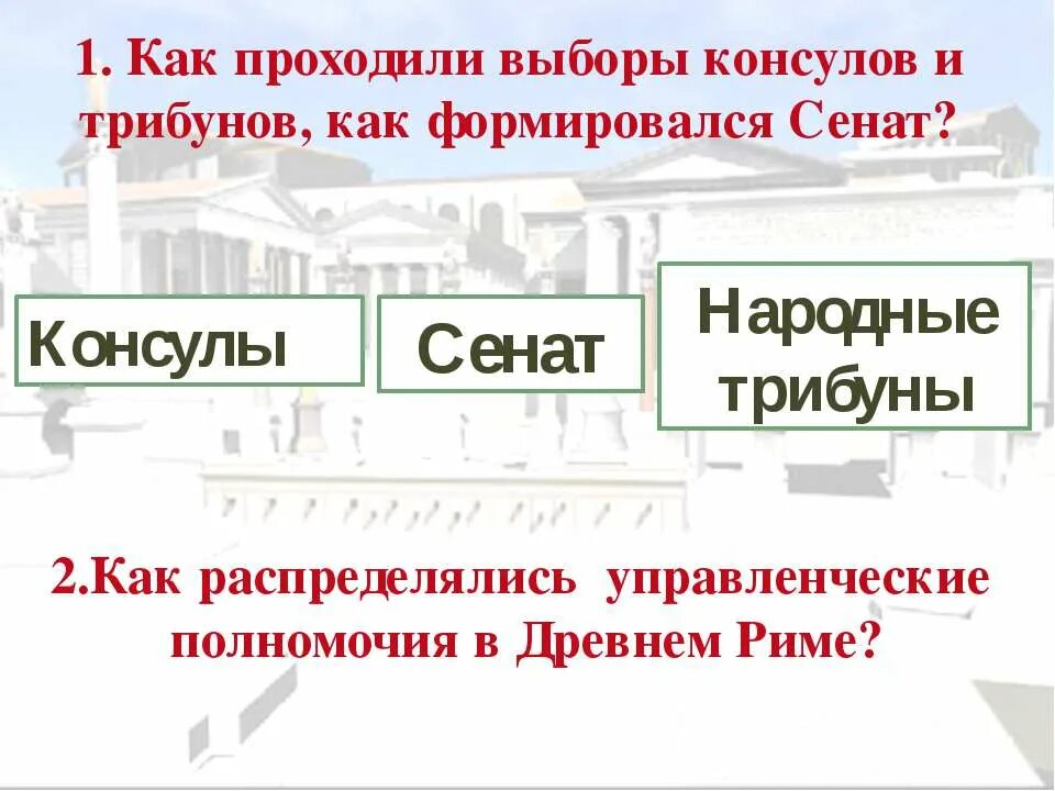 Значение слов республика консул народный трибун. Консулы и народные трибуны. Народные трибуны в древнем Риме. Как проходили выборы консулов.