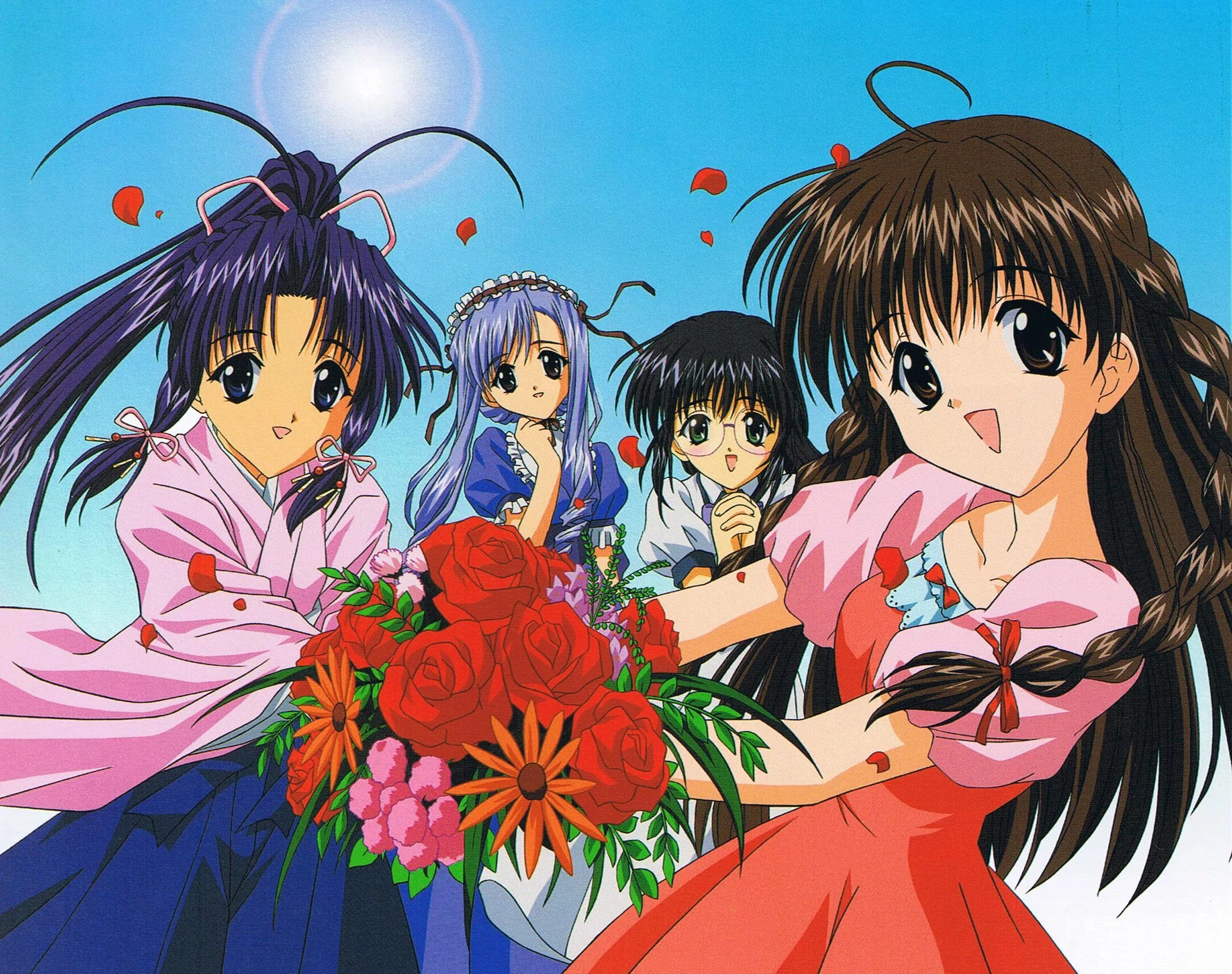 3 сестры аниме. сестры принцессы. сестры принцессы. три сестры принцессы. ринрин сестры принцессы.