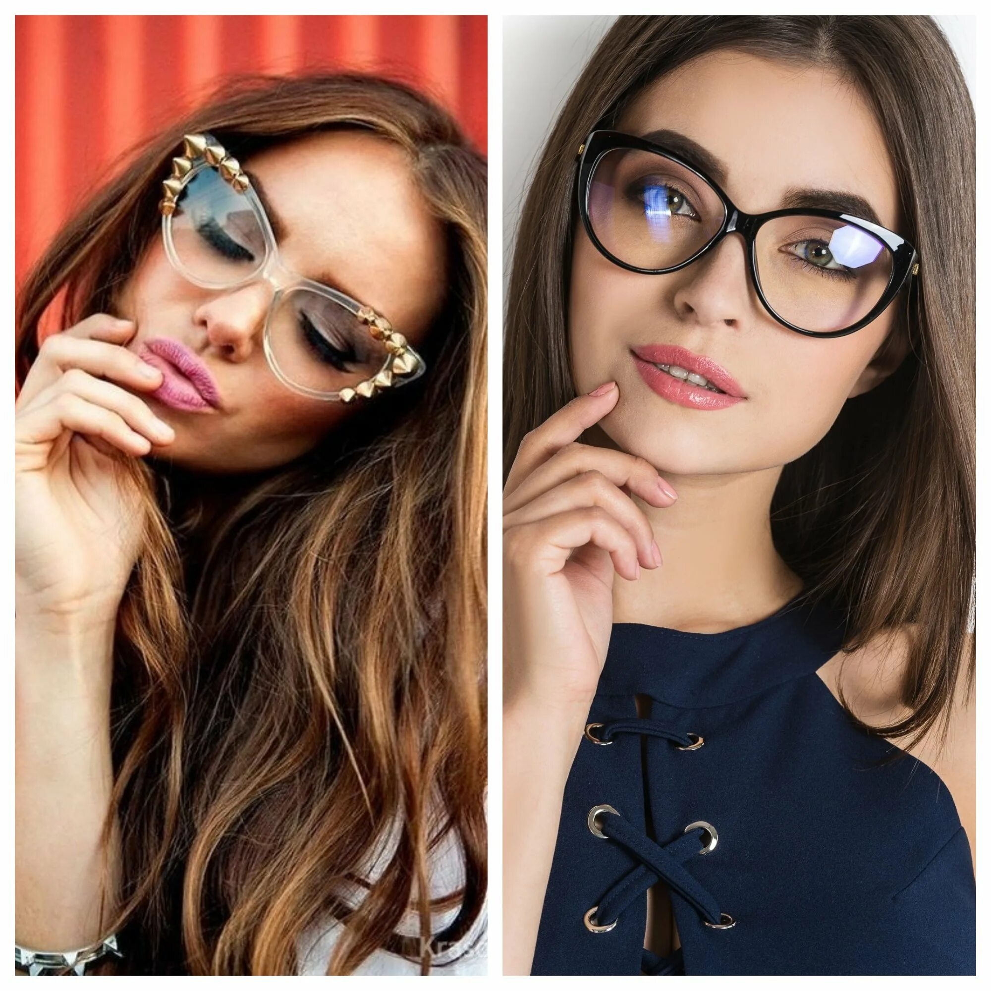 Имиджевые очки выделиться среди сверстниц. Стильные женские очки. Стильные имиджевые очки. Модная форма оправы. Очки для девушек модные.