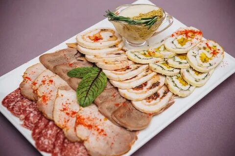 Холодные мясные рыбные закуски