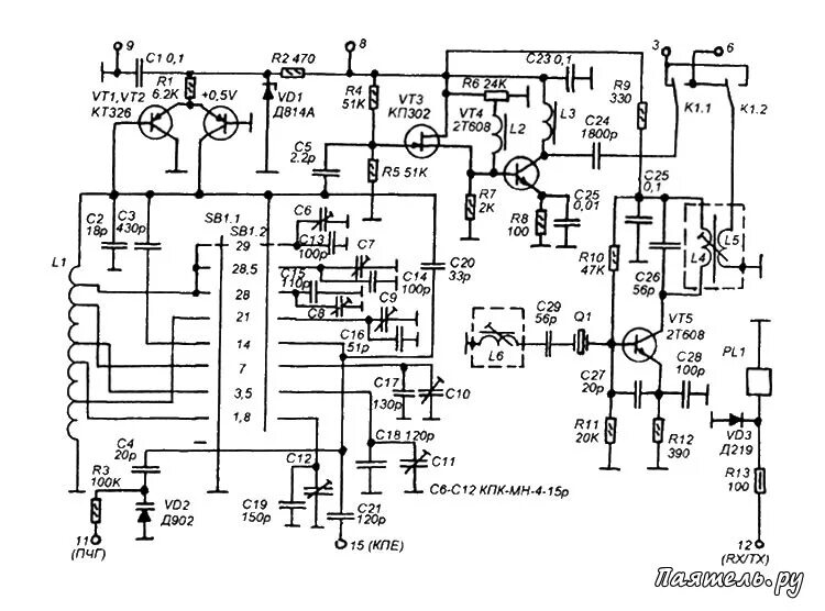 т антенна 80- 40 метров антенна кв диапазона. схема приёмника кв на3. кв диапазона схемы. кв диапазона схемы. кварцевый опорный генератор 500 кгц схема.
