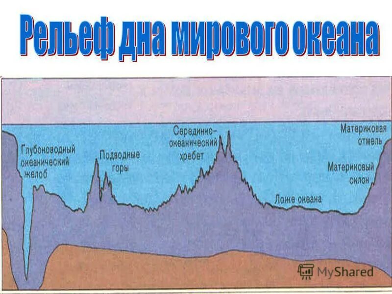 Рельеф дна океана 5 класс география. Рельеф мирового океана 6 класс география. Рельеф дна мировоооеана. Рельеф дна мирового океана схема 5 класс. Схема строения дна мирового океана.