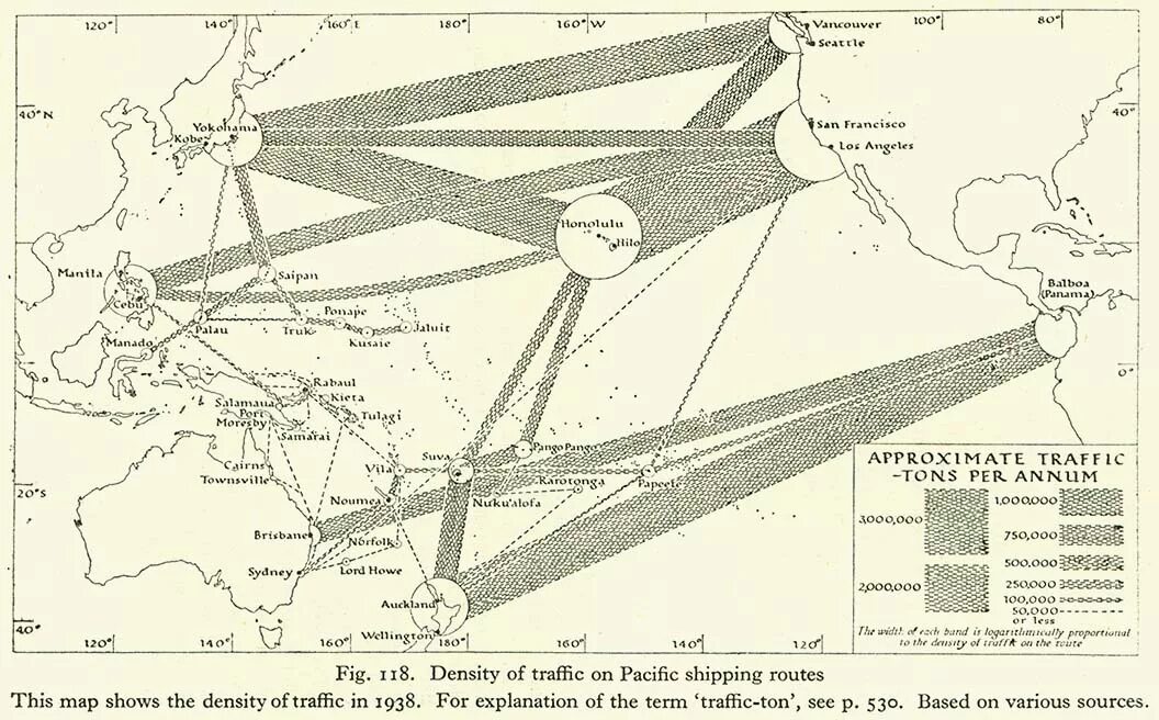 Shipping routing. Пацифик трафик. ships routing book.