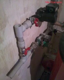 Трубы обвязки твердотопливного котла