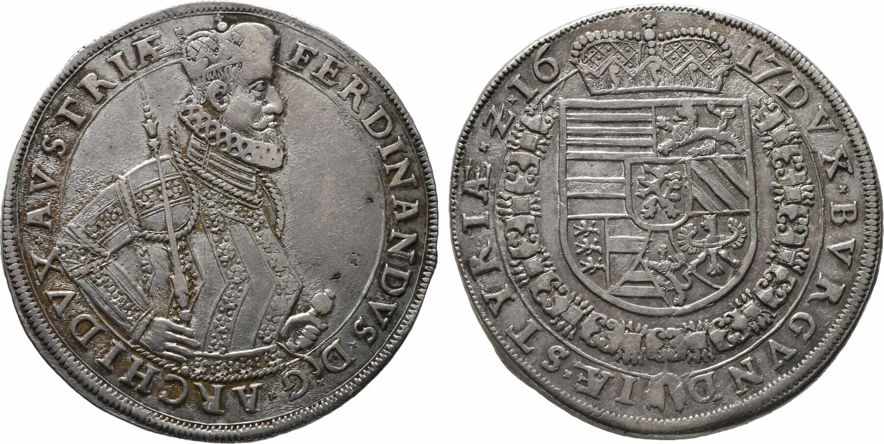 Монета арка. Талер Фердинанда 1564-1595 Тироль датировать. Талер Фердинанда тирольского. Австрийский талер 1632 года.