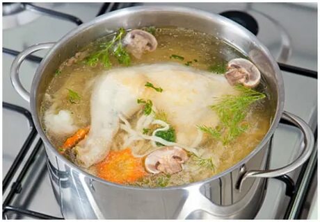 Курица второй бульон