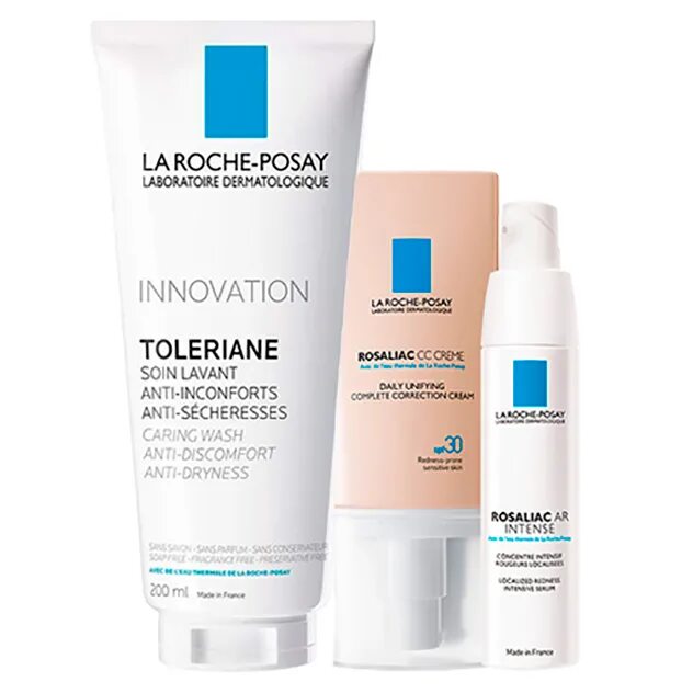 Ля Рош позе Розалиак. La Roche-Posay набор. Rosaliac СС Creme крем. Ла Рош позе сыворотка Розалиак.