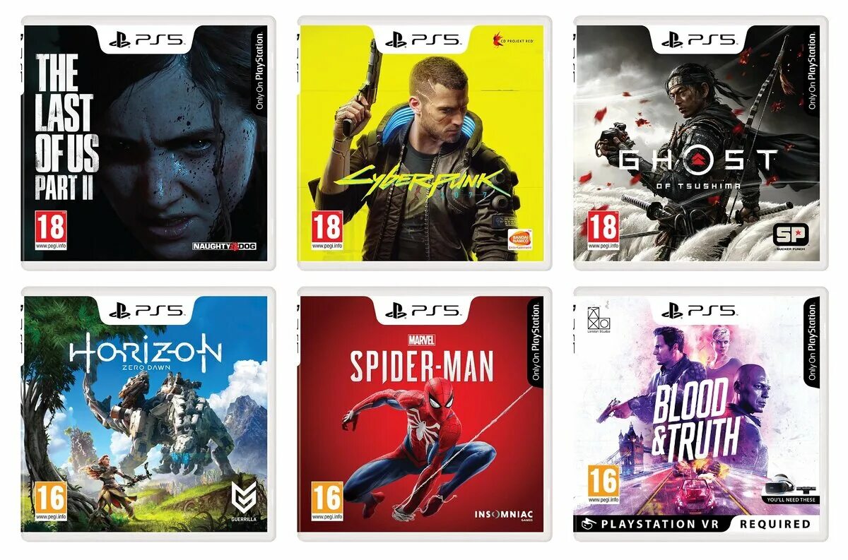 Дата выхода игр на ps5