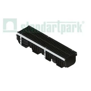 Лотки водоотводные пластиковые с решеткой standartpark