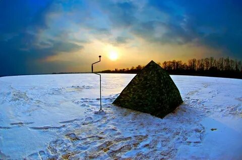Озеро ледяное рыбалка