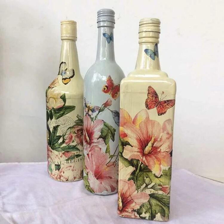 Что такое декупаж. Декупаж салфетками. что такое купаж и декупаж. декупаж бутылок салфетками. декор бутылки салфетками.