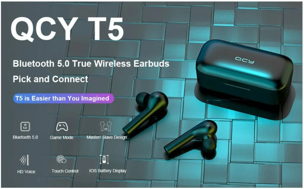 Qcy инструкция на русском. Xiaomi QCY t5. Наушники блютуз QCY-t5. QCY t10 Pro true Wireless Bluetooth Headset Black. QCY беспроводные наушники QCY t1c.