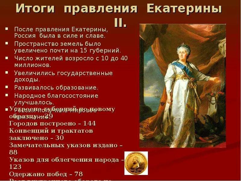 Правление екатерины 2 вариант 2. Результаты правления екатерины 2. период царствования императрицы екатерины 2. правление екатерины 2 великой.