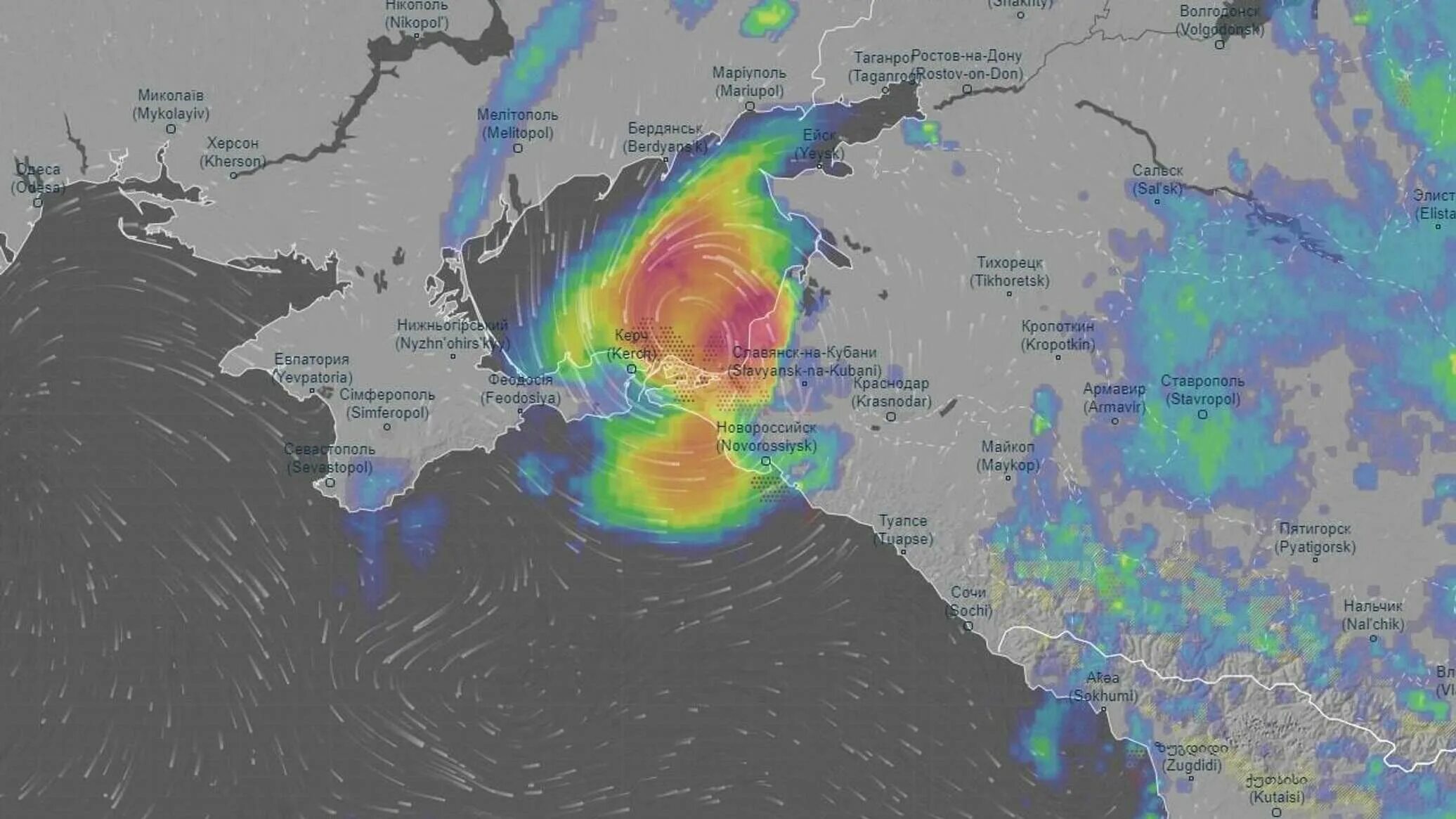 Карта циклона новороссийск. Циклон на карте. Карта циклонов России. Циклон в Крыму. Циклон черное море.