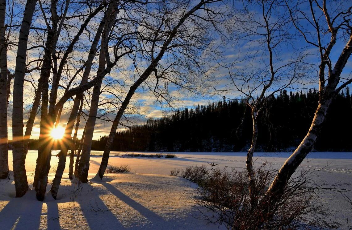 Февраль короткий день. Зимнее солнцестояние 2021. Природа зима. Солнечный зимний день. Закат зимой.