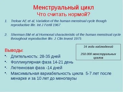28 дней цикла это нормально