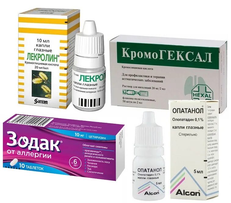Аллергия от глазных капель