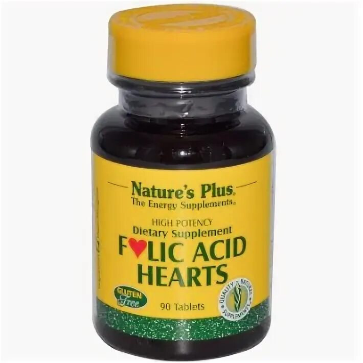 Nature Plus фолиевая кислота. Nature's Plus folic acid 800 мкг 90 таб. Herzen препарат.