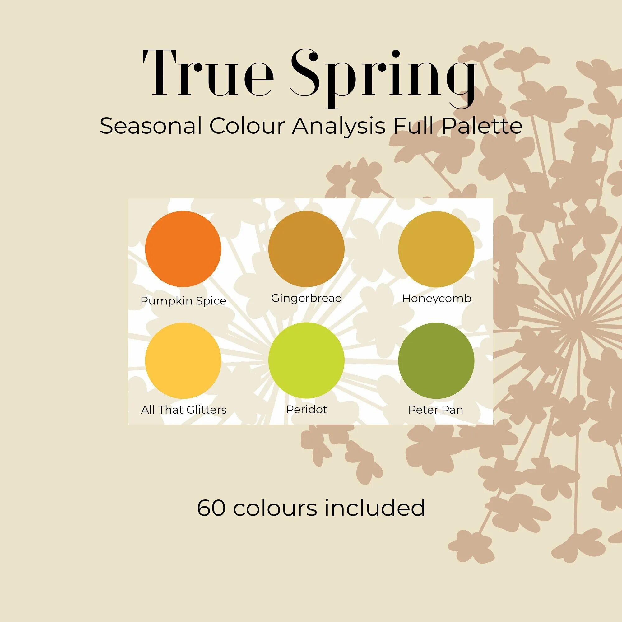 True spring. True Spring Palette. Seasonal Color кушон.
