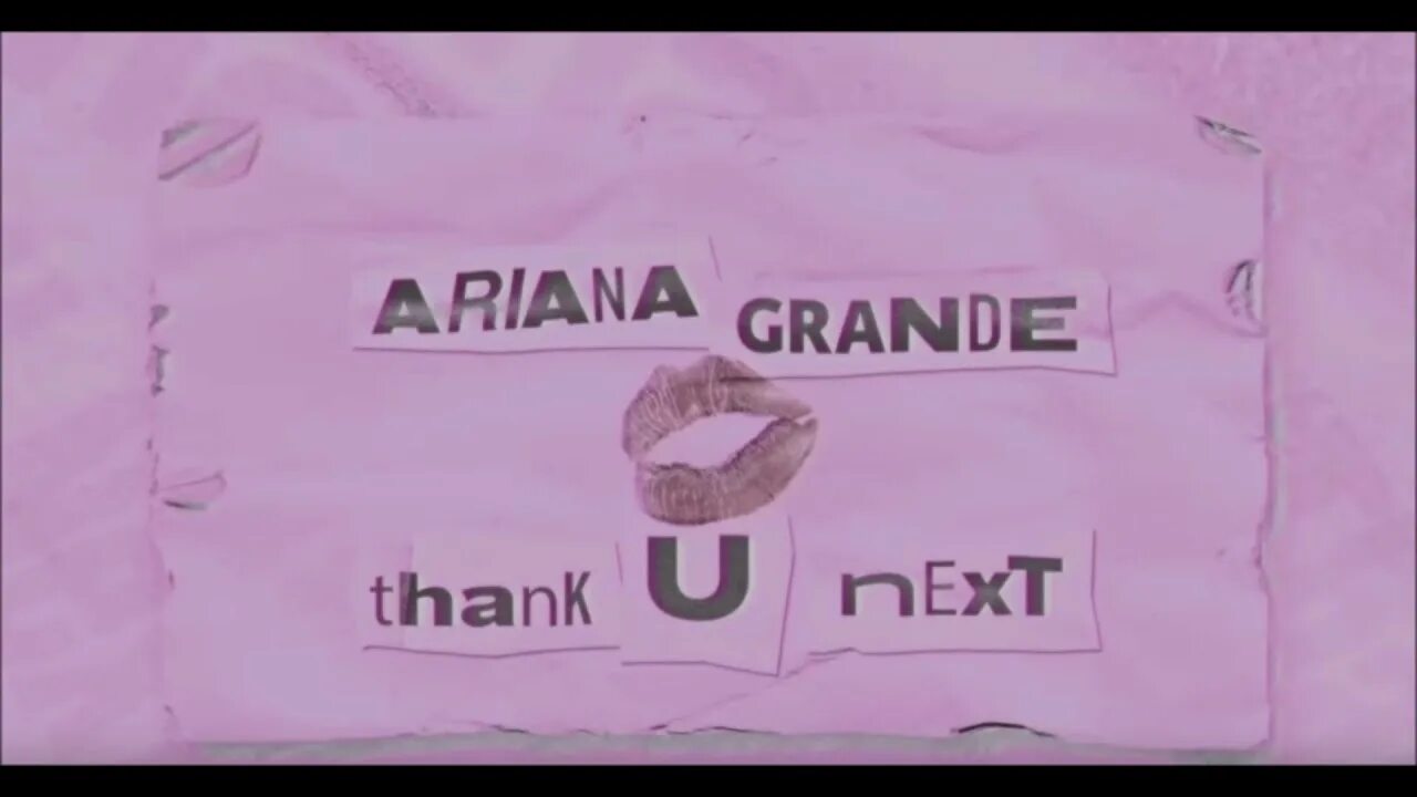 Ariana thank you. Ariana thank you. Thank u next. Thank u next. Ariana thank you.