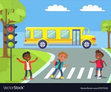 When you cross the street on foot