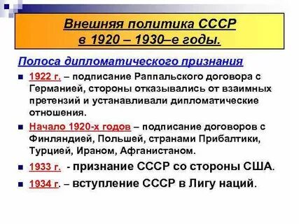 Вопрос признания советского государства