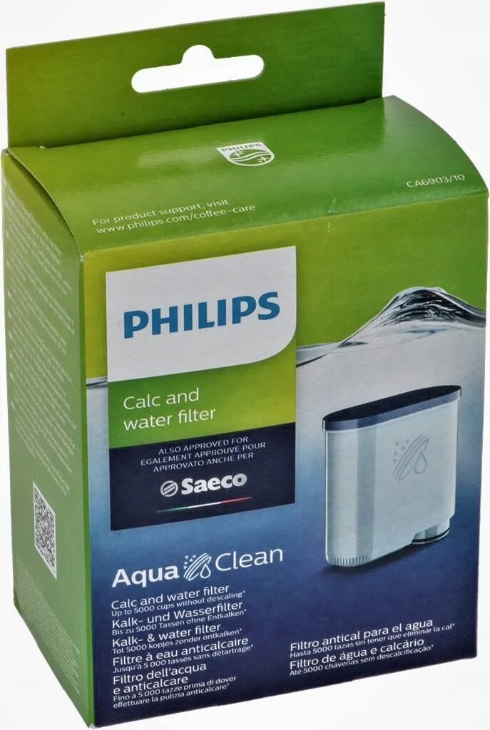 Philips Saeco AQUACLEAN ca6903. Фильтр воды для кофемашины Philips ca6903 10 AQUACLEAN. Фильтр для воды кофемашины Philips ca6903/10. Фильтр для кофемашины Philips AQUACLEAN. Средство кофемашины филипс