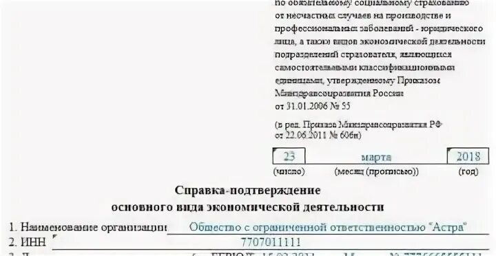 Подтвердить оквэд в фсс на 2024. Справка подтверждающая ОКВЭД.