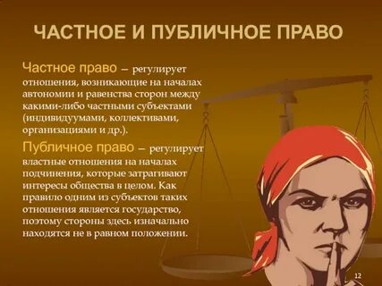 Отношение между физическими лицами регулирует право